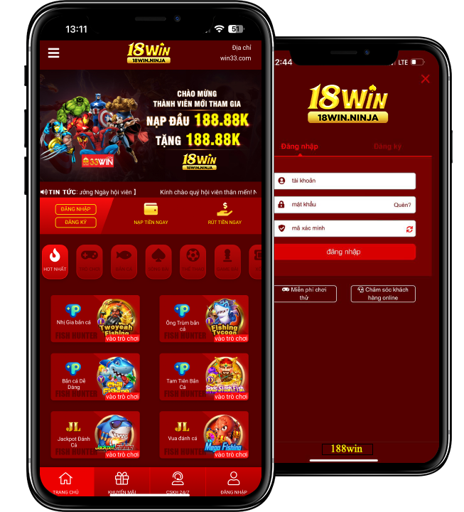 tải app 18win và truy cập nhà cái 18win